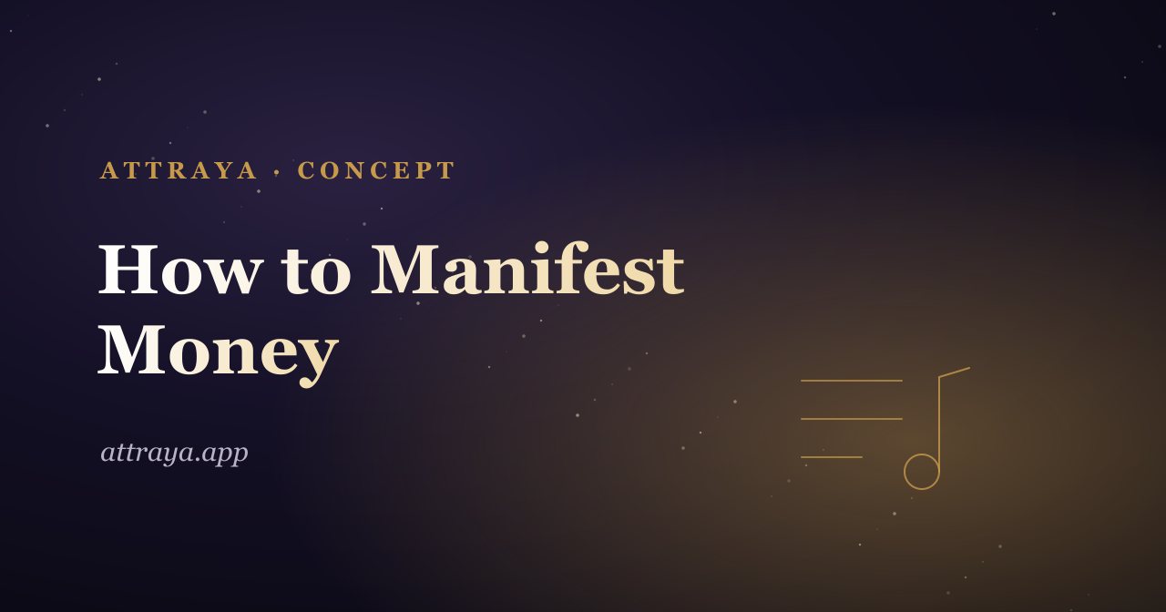 How to Manifest Money