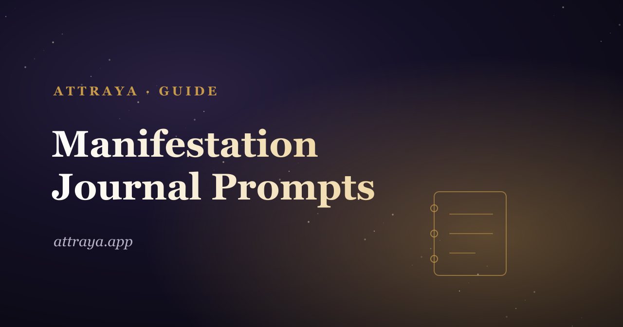 20 Manifestation Journal Prompts