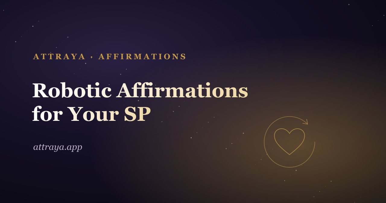 Robotic Affirmations for a Specific Person