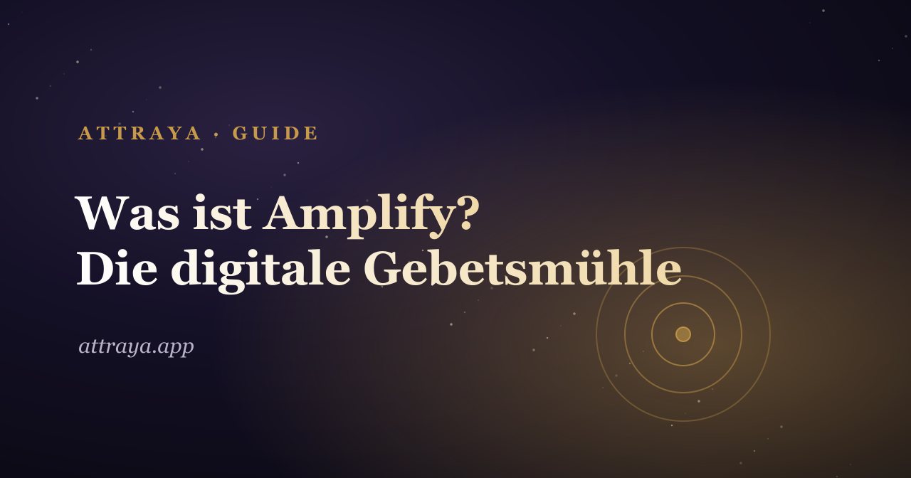 Was ist Amplify? Die digitale Gebetsmühle