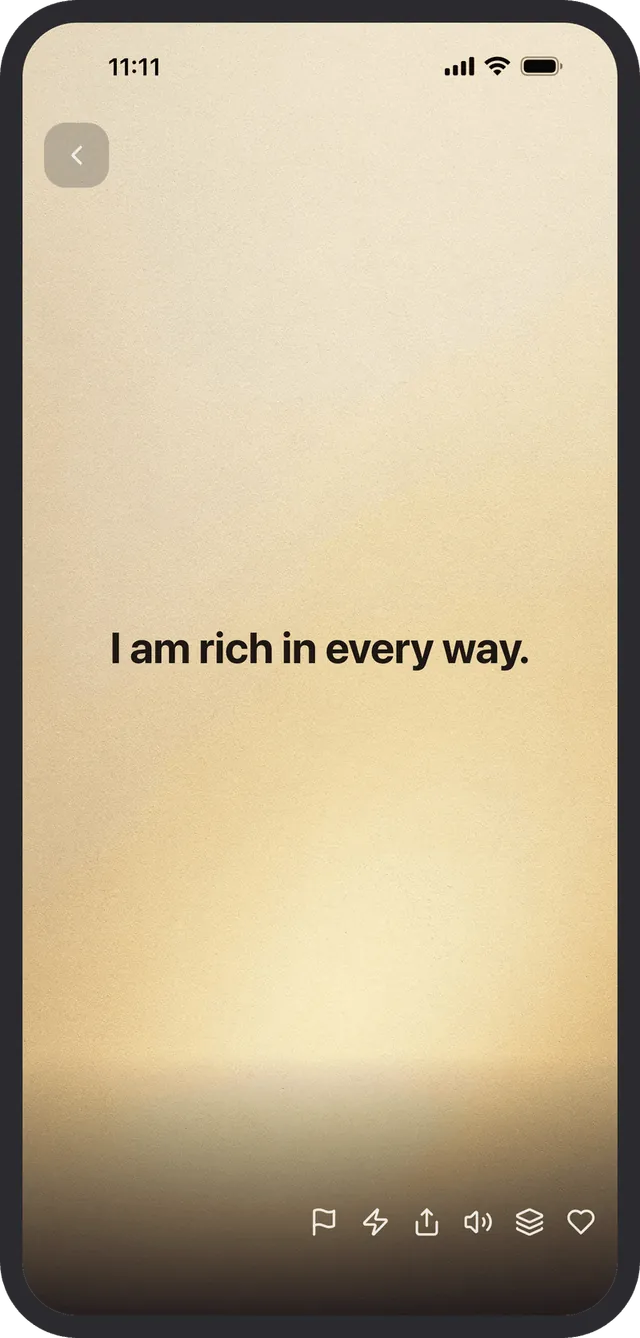 An endless feed of affirmations for every desire